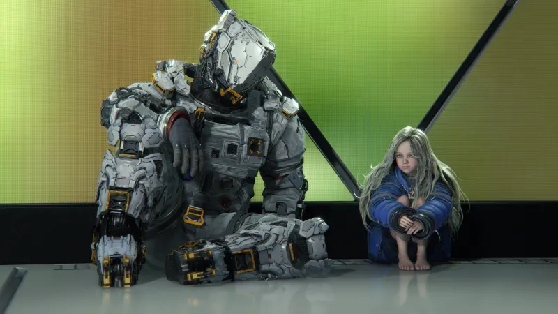 Pragmata Screenshot, Hugh (Pragmata), Diana (Pragmata)