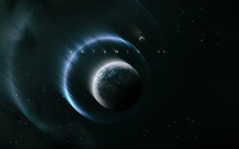 NASA Artemis II, Planet Earth, 5K Wallpaper