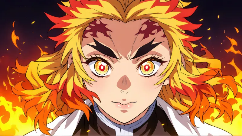 Kyojuro Rengoku Flame Breathing, Demon Slayer: Kimetsu no Yaiba