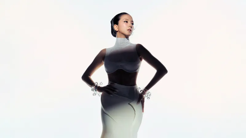 Jisoo DEADLINE (Blackpink), White background 8K