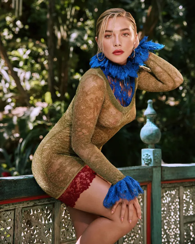 Florence Pugh, iPhone wallpaper 5K