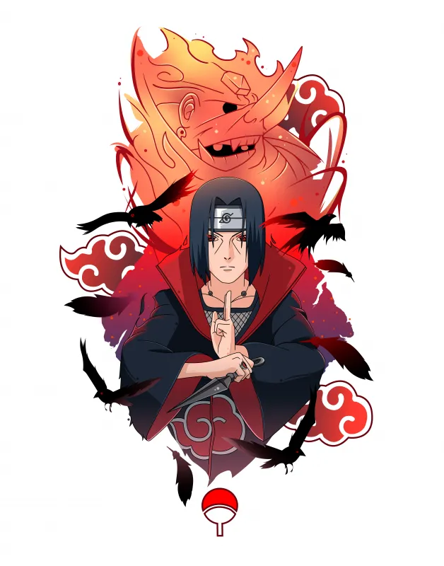 Itachi Uchiha, Susanoo mode, Akatsuki