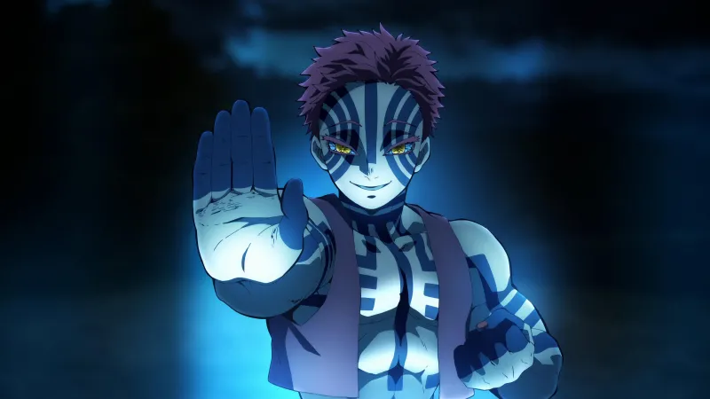 Akaza, Upper Moon Three, Demon Slayer: Kimetsu No Yaiba Infinity Castle