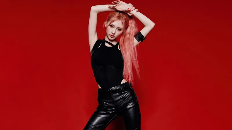 Bang Bang - Gaeul, IVE (K-pop), Red background 5K