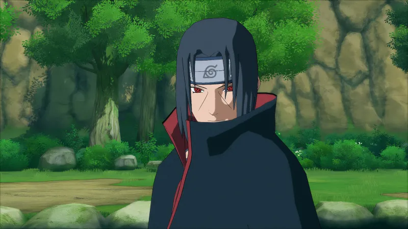 Itachi Uchiha in Akatsuki cloak, Naruto Shippuden