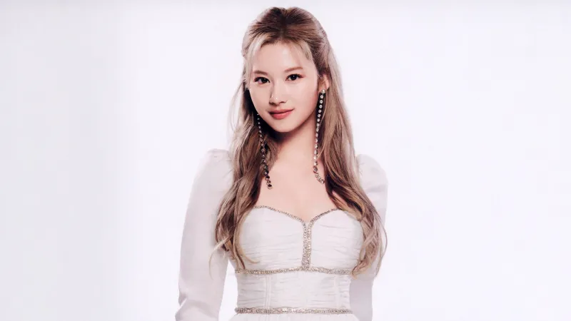 Sana Minatozaki (TWICE), 5K wallpaper