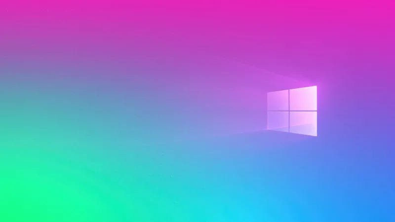 Windows 10 Pink gradient