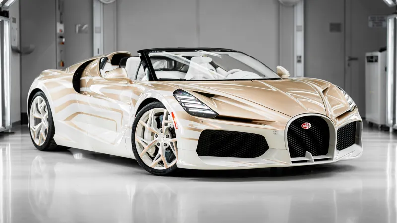 Bugatti W16 Mistral "La Perle Rare", 8K wallpaper