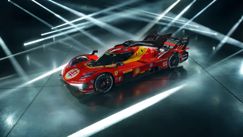 Ferrari 499P 2026, 8K wallpaper