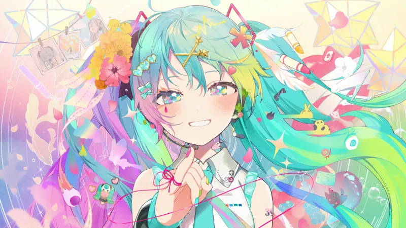 Hatsune Miku Colorful art