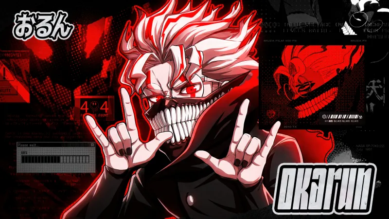 Okarun (Ken Takakura), Dandadan, Dark background 5K