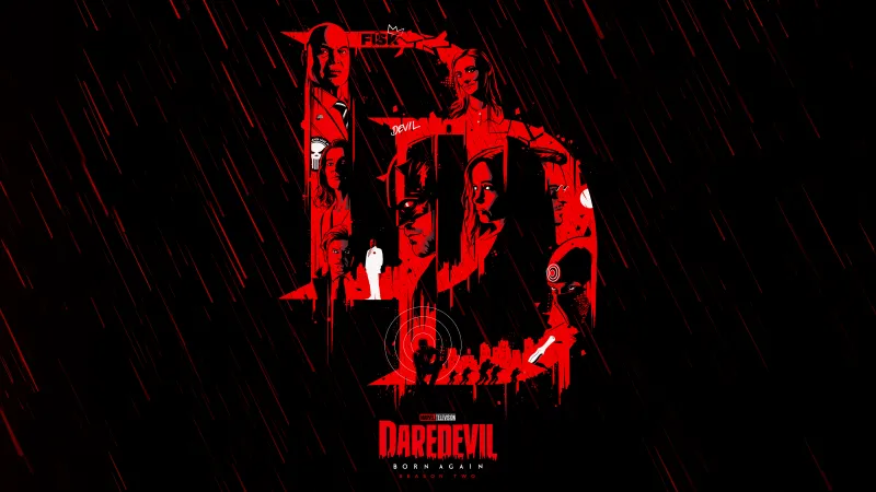 Daredevil: Born Again, Dark red Artwork, Season 2 2026