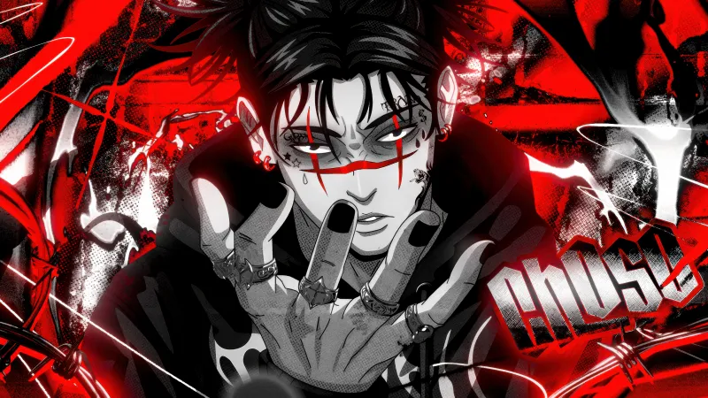 Choso, Red wallpaper, Jujutsu Kaisen