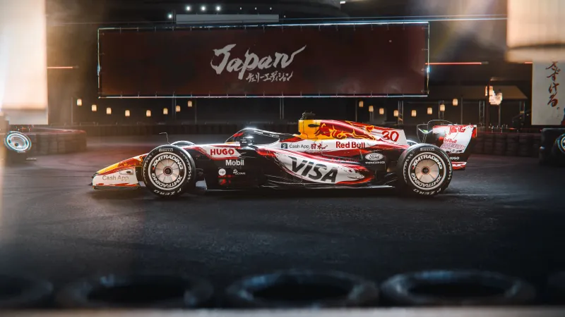 Racing Bulls VCARB 03 wallpaper, Japan livery, Suzuka Circuit, Formula 1, 2026