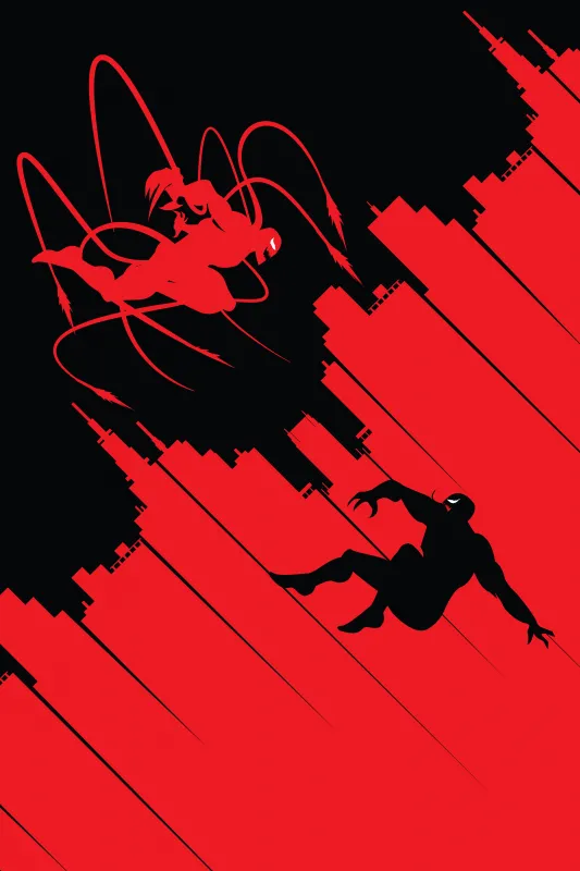 Venom vs Carnage, Red background 8K, Venom: Let There Be Carnage