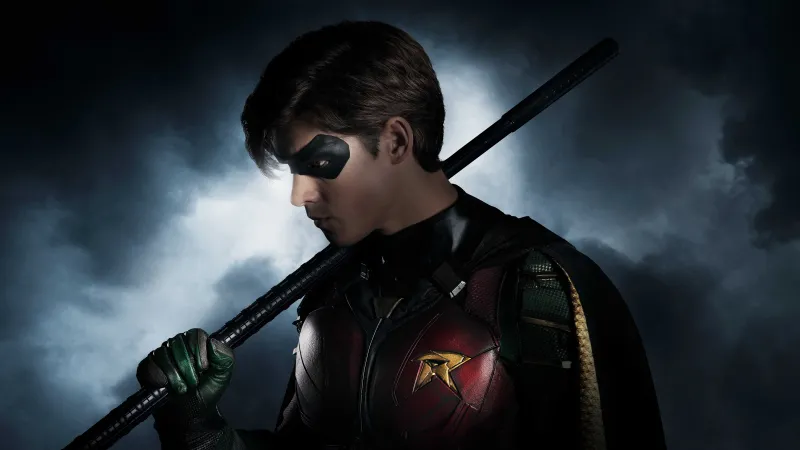 Brenton Thwaites as Dick Grayson, Robin, 8K wallpaper, Titans