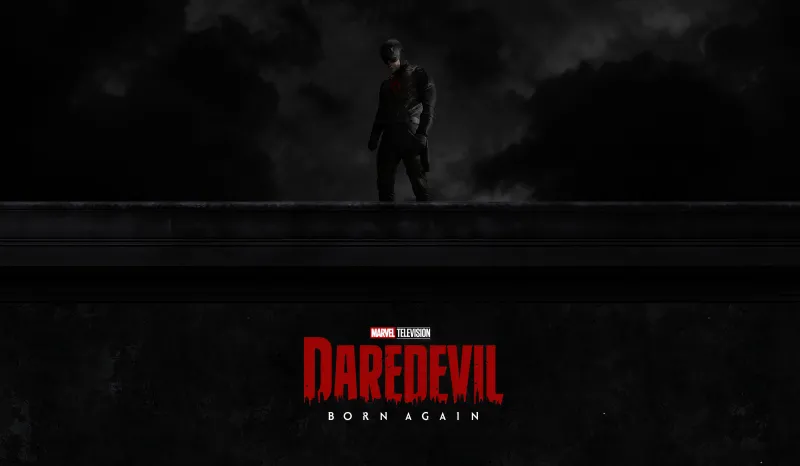 Daredevil: Born Again 2026, Dark background 5K, Season 2