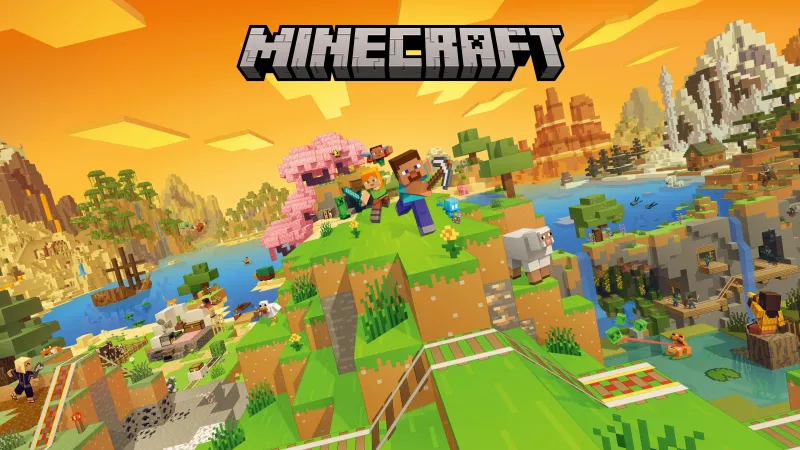 Minecraft Deluxe Edition Key Art