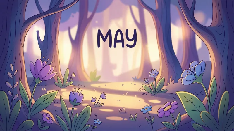 May Illustration Forest