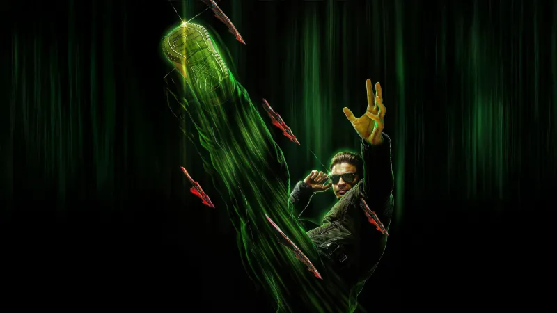 Karl Urban as Johnny Cage, Mortal Kombat II 2026, Dark background 4K