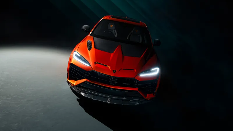 Urban Automotive Lamborghini Urus SE Widetrack 2026, Dark background 8K