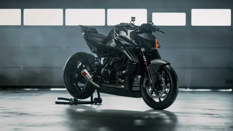 KTM 1390 Super Duke RR Track, Naked superbike, Paddock stand, Hangar, 2026, 5K wallpaper