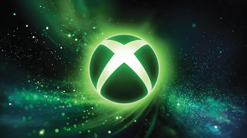 Cosmic Xbox logo, 5K wallpaper