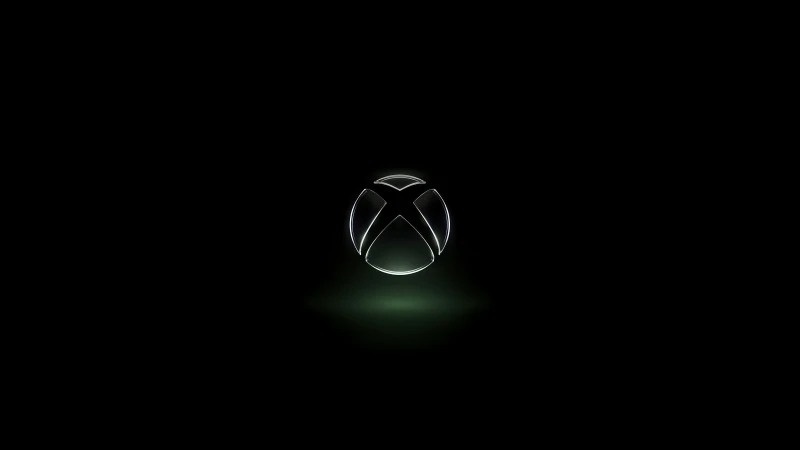 Xbox logo Dark theme, Black background 5K