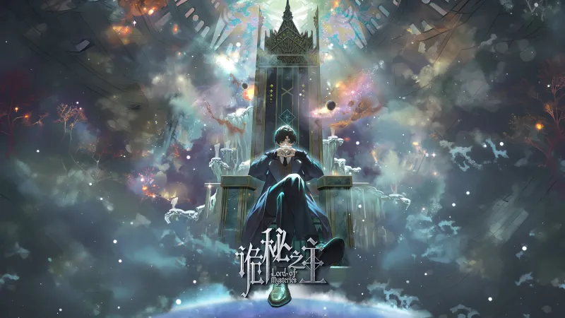 Lord of Mysteries, Klein Moretti, Anime series, Throne above the stars, 5K wallpaper