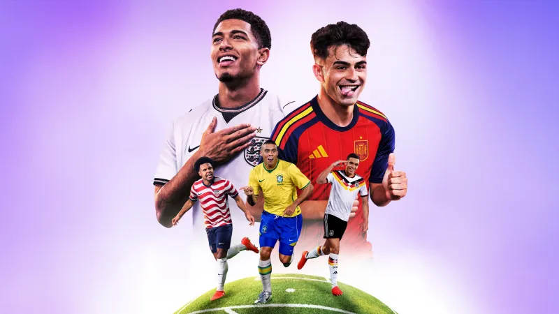 EA Sports FC 26, Key Art, Jude Bellingham, Pedri, Football players wallpaper, 4K wallpaper