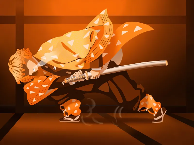 Zenitsu Agatsuma, Demon Slayer: Kimetsu no Yaiba