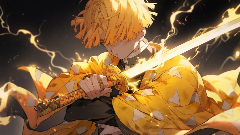 Lightning Zenitsu Agatsuma, Demon Slayer: Kimetsu no Yaiba