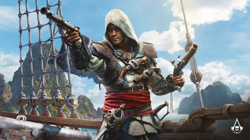 Assassin's Creed Black Flag Resynced, 8K wallpaper