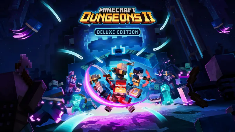Minecraft Dungeons II, Deluxe Edition, Key art, 4K wallpaper
