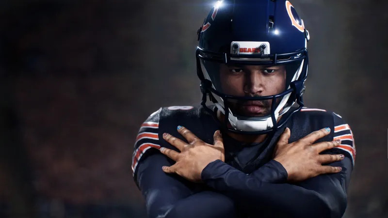 Chicago Bears player in Madden NFL 27