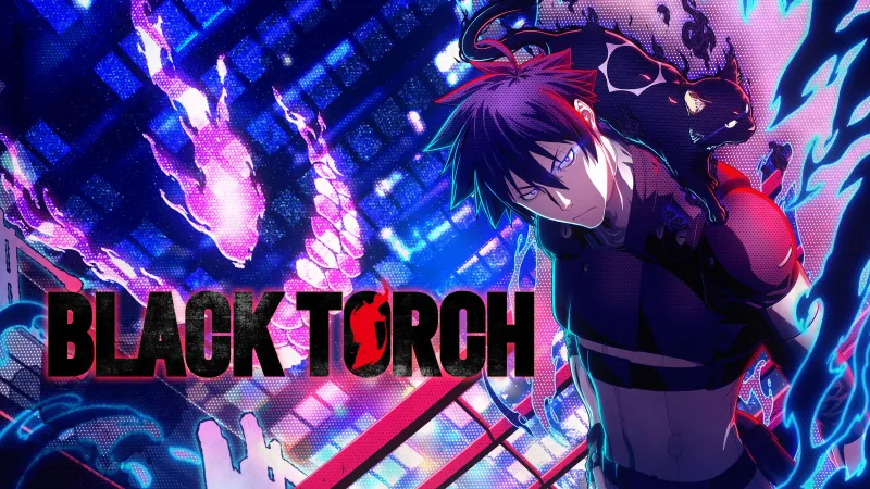 Black Torch 4K wallpaper