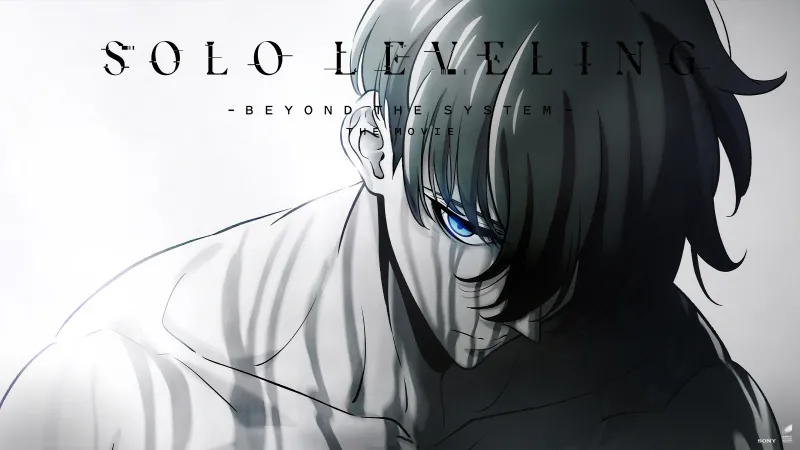 Sung Jinwoo wallpaper, Solo Leveling: Beyond the System, Anime movie, White background