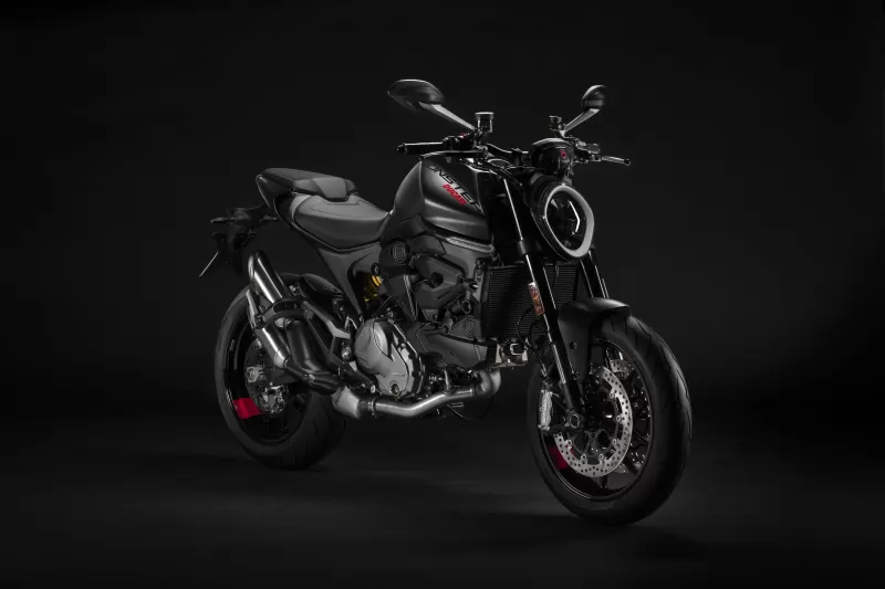 Ducati Monster, 2021, Dark background, 5K