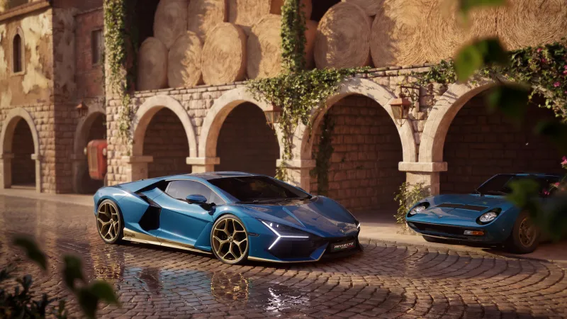 Lamborghini Revuelto Miura 60° Homage, 4K wallpaper