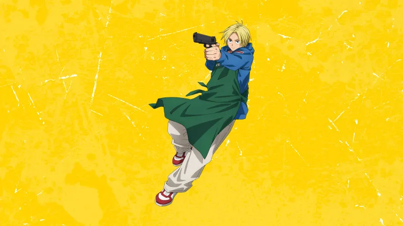 Shin Asakura, Sakamoto Days, Yellow background 4K