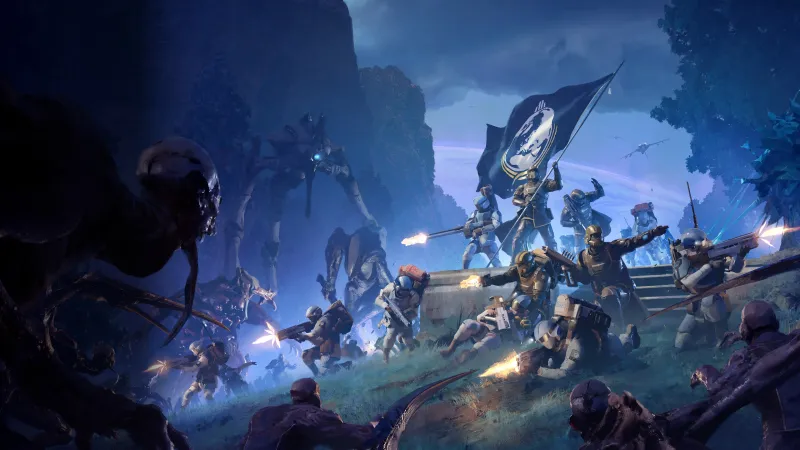 Helldivers 2 Key Art