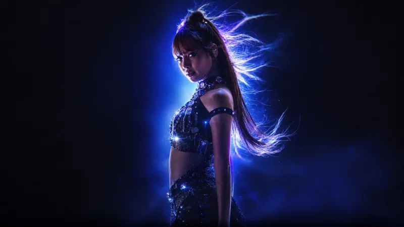 Always Lalisa, Dark background 5K