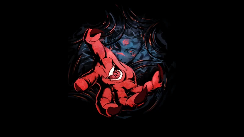 Jujutsu Kaisen Season 4, The Culling Game Arc Part 2, Sukuna, Black background 8K
