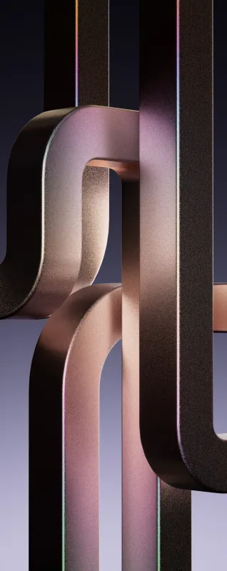 Honor stock wallpaper, Rose gold loops, Phone, HD wallpaper