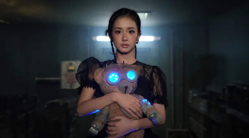 Jisoo - CLICK, Jisoo wallpaper, Blackpink, Teddy bear