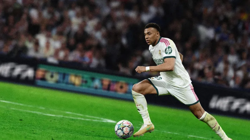 Kylian Mbappé, Real Madrid CF, Football player, 5K wallpaper