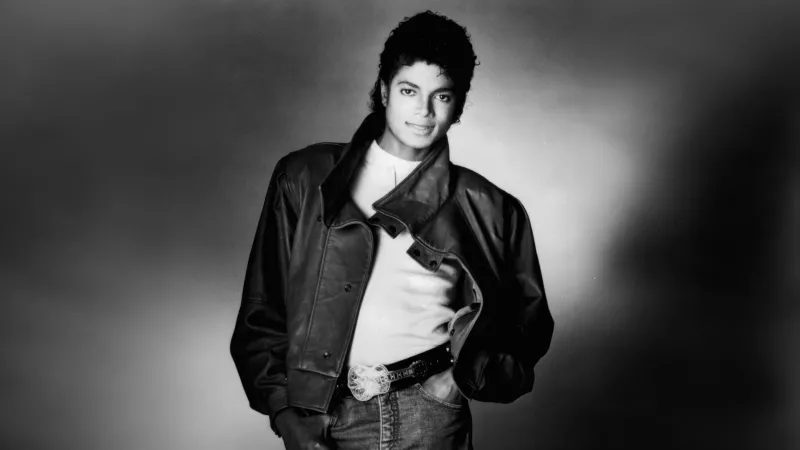 Michael Jackson, Black and White Wallpaper