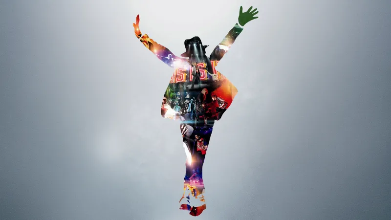 Michael Jackson Silhouette, This Is It, 8K wallpaper
