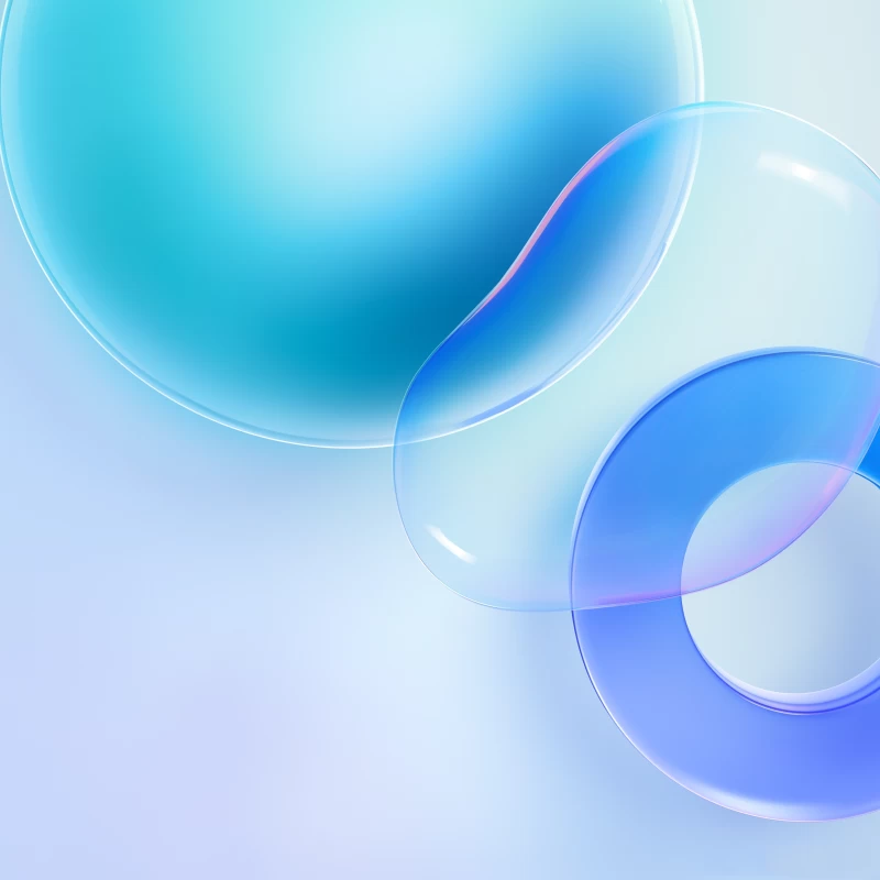 Huawei Nova 8 Pro, Stock, Bubble, Circle, White background, Teal, Blue, Aesthetic