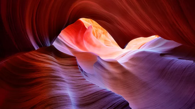 Lower Antelope Canyon 5K wallpaper, Arizona, OS X Mavericks, Stock